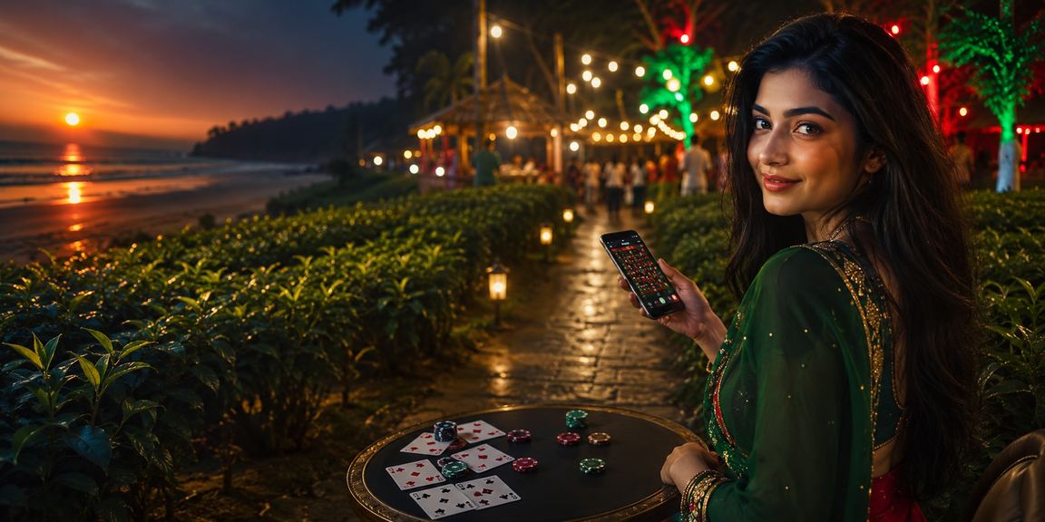 কক্সবাজারে আন্দর বাহার খেলার দৃশ্য লাল-সবুজ থিমে